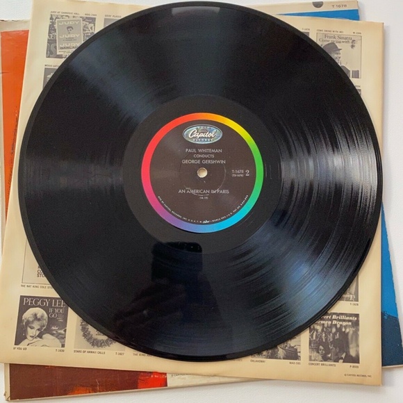 Paul Whiteman George Gershwin Rhapsody In Blue American In Paris Mono LP VG+ - Picture 7 of 8